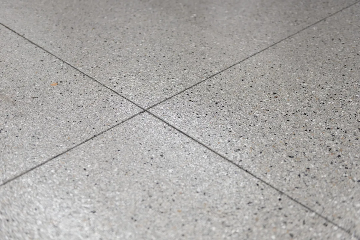 Floor Shield of Kansas City Polyaspartic flake floor coating finish